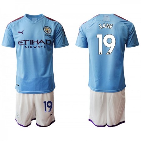 Billiga Fotbollströjor Manchester City SANE 19 Barn Hjemma tröja 2019/20 Kortärmad